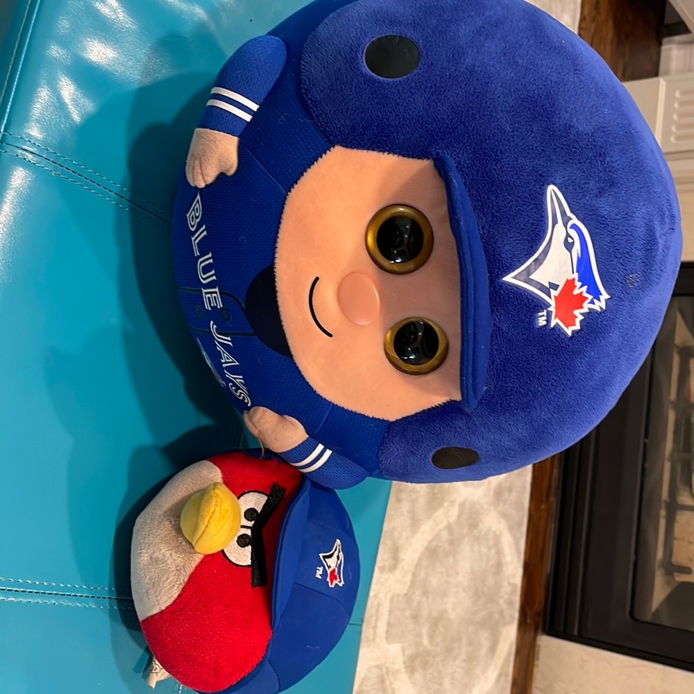 Ty Blue and Red Plush Set
